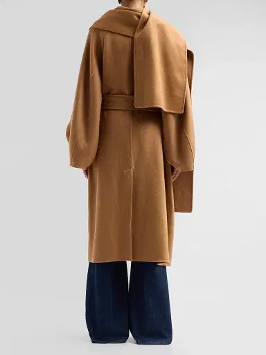 Zimmermann Women's Valiant Wool Scarf Coat - Camel - Size 8 | Thumbnail 3 Zimmermann Women's Valiant Wool Scarf Coat - Camel - Size 8 | Thumbnail 3