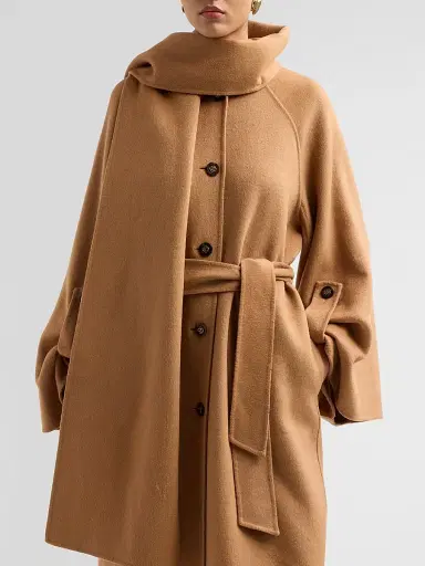 Zimmermann Women's Valiant Wool Scarf Coat - Camel - Size 8 | Thumbnail 5 Zimmermann Women's Valiant Wool Scarf Coat - Camel - Size 8 | Thumbnail 5