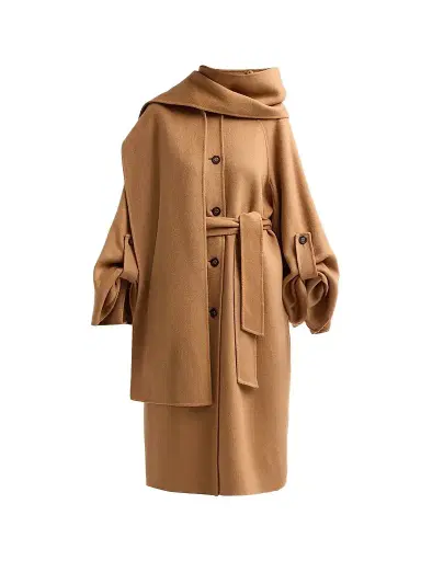 Zimmermann Women's Valiant Wool Scarf Coat - Camel - Size 8 | Thumbnail 1 Zimmermann Women's Valiant Wool Scarf Coat - Camel - Size 8 | Thumbnail 1