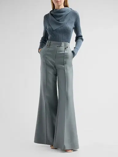 Zimmermann Women's Valiant Structured Flare Pants | Thumbnail 2