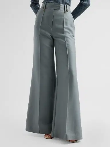 Zimmermann Women's Valiant Structured Flare Pants | Thumbnail 4
