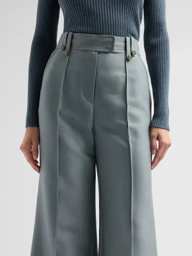 Zimmermann Women's Valiant Structured Flare Pants | Thumbnail 5