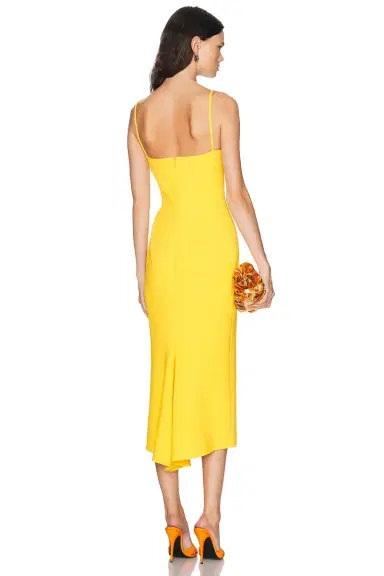 Givenchy Sliced Midi Kickback Dress | Thumbnail 3 Givenchy Sliced Midi Kickback Dress | Thumbnail 3