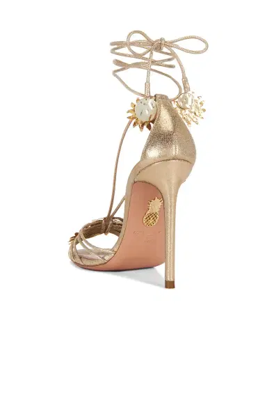 Aquazzura Night Stars Nappa 105 Sandal | Thumbnail 3 Aquazzura Night Stars Nappa 105 Sandal | Thumbnail 3