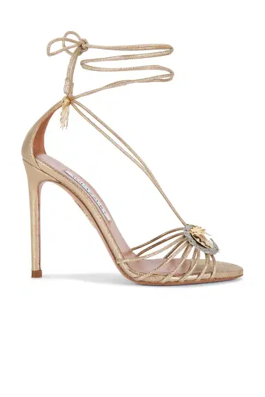 Aquazzura Night Stars Nappa 105 Sandal | Thumbnail 1 Aquazzura Night Stars Nappa 105 Sandal | Thumbnail 1