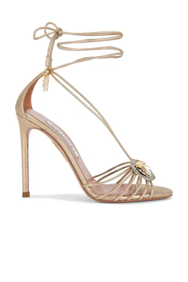Aquazzura Night Stars Nappa 105 Sandal