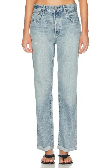 Moussy Vintage Copper Straight Leg Jeans | Thumbnail 1 Moussy Vintage Copper Straight Leg Jeans | Thumbnail 1