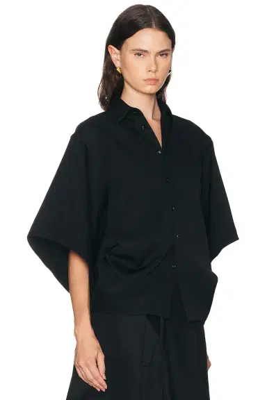 Bottega Veneta Twill Blouse | Thumbnail 2 Bottega Veneta Twill Blouse | Thumbnail 2