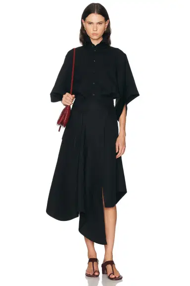 Bottega Veneta Twill Blouse | Thumbnail 4 Bottega Veneta Twill Blouse | Thumbnail 4