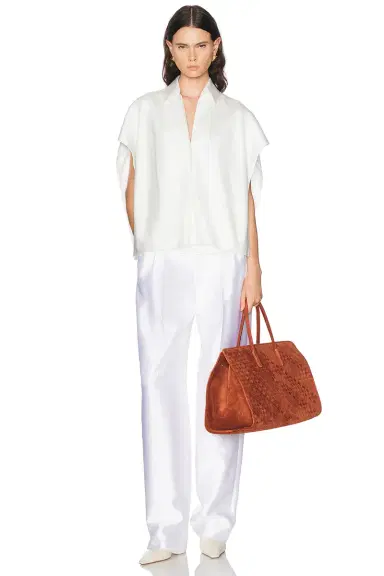 Bottega Veneta Silk Twill Blouse | Thumbnail 4 Bottega Veneta Silk Twill Blouse | Thumbnail 4