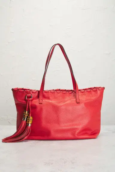 Gucci Bamboo Tassel Tote Bag | Thumbnail 2 Gucci Bamboo Tassel Tote Bag | Thumbnail 2