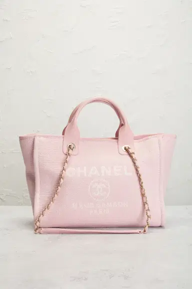 Chanel Chanel Small Deauville Tote Bag | Thumbnail 2 Chanel Chanel Small Deauville Tote Bag | Thumbnail 2