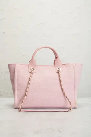 Chanel Chanel Small Deauville Tote Bag | Thumbnail 3 Chanel Chanel Small Deauville Tote Bag | Thumbnail 3