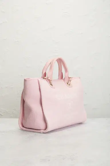 Chanel Chanel Small Deauville Tote Bag | Thumbnail 4 Chanel Chanel Small Deauville Tote Bag | Thumbnail 4