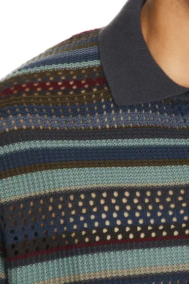 thisisneverthat Striped Knit Polo | Thumbnail 6 thisisneverthat Striped Knit Polo | Thumbnail 6