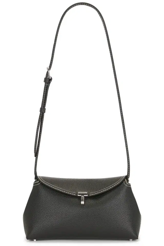 T-Lock Grained Leather Clutch T-Lock Grained Leather Clutch