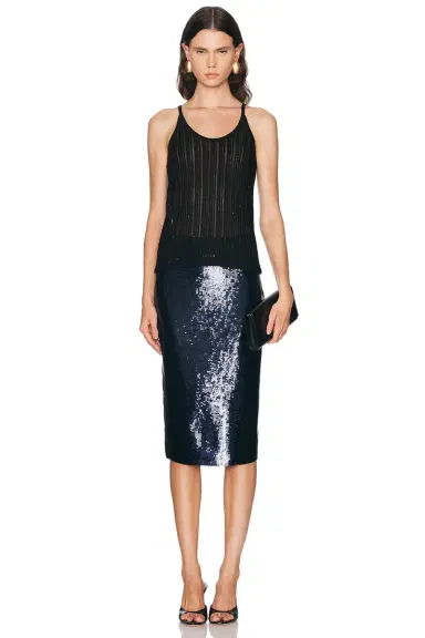 Tom Ford Micro Sequins Evening Tank Top | Thumbnail 4 Tom Ford Micro Sequins Evening Tank Top | Thumbnail 4