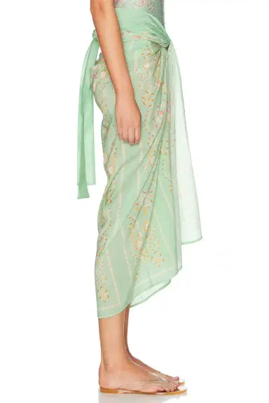Agua by Agua Bendita Lavanda Pareo Midi Skirt | Thumbnail 4 Agua by Agua Bendita Lavanda Pareo Midi Skirt | Thumbnail 4