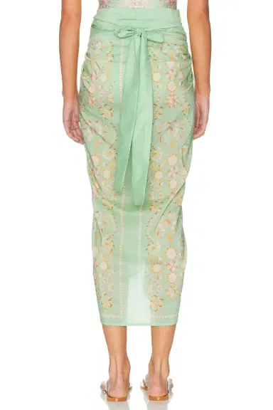 Agua by Agua Bendita Lavanda Pareo Midi Skirt | Thumbnail 5 Agua by Agua Bendita Lavanda Pareo Midi Skirt | Thumbnail 5