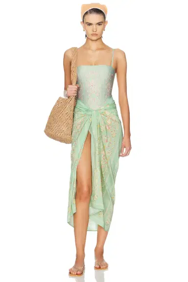 Agua by Agua Bendita Lavanda Pareo Midi Skirt | Thumbnail 6 Agua by Agua Bendita Lavanda Pareo Midi Skirt | Thumbnail 6