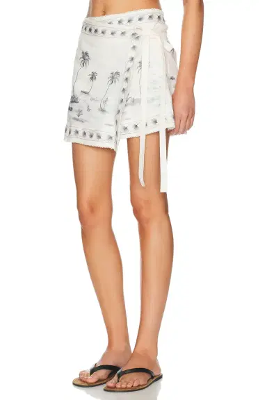 Agua by Agua Bendita Luna Mini Sarong Skirt | Thumbnail 3