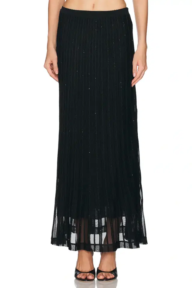 TOM FORD Micro Sequins Evening Skirt