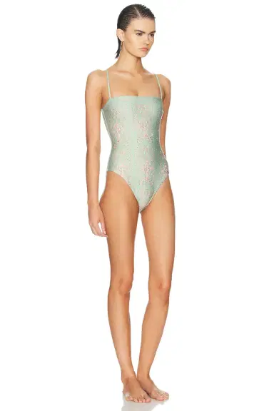 Agua by Agua Bendita Durazno One Piece Swimsuit | Thumbnail 2 Agua by Agua Bendita Durazno One Piece Swimsuit | Thumbnail 2