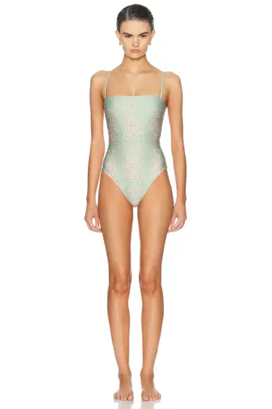 Agua by Agua Bendita Durazno One Piece Swimsuit | Thumbnail 1 Agua by Agua Bendita Durazno One Piece Swimsuit | Thumbnail 1
