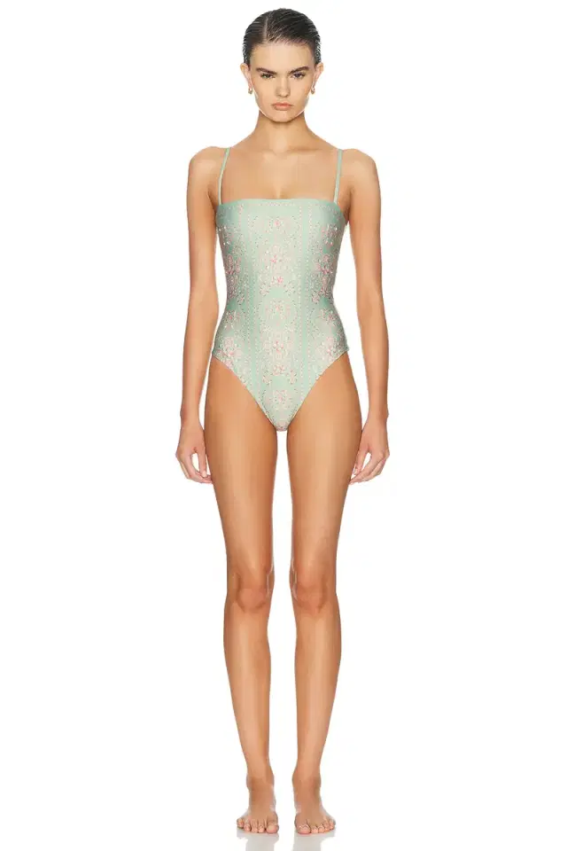 Agua by Agua Bendita Durazno One Piece Swimsuit