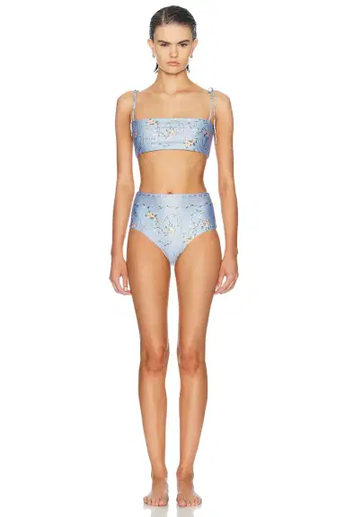 Agua by Agua Bendita Magenta Bikini Bottom | Thumbnail 4