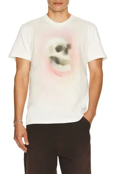Alexander McQueen Skull Haze Tee Shirt | Thumbnail 1 Alexander McQueen Skull Haze Tee Shirt | Thumbnail 1