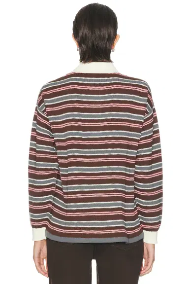 THE UPSIDE Wonder Knit Polo Top | Thumbnail 3