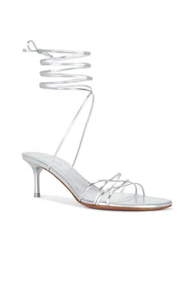 Amina Muaddi Lori 60 Lace Up Sandal | Thumbnail 2
