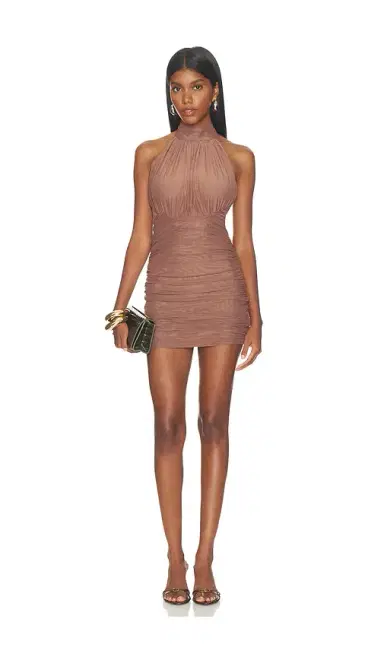 SEROYA Yoko Mesh Dress | Thumbnail 1