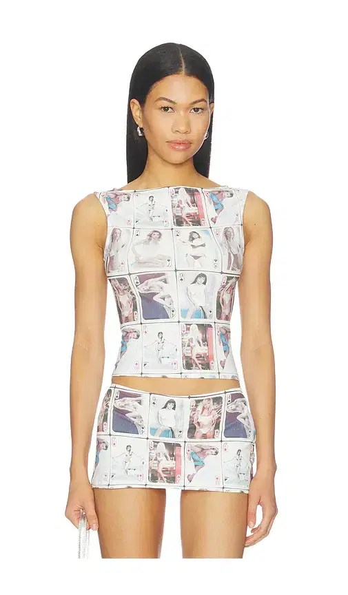 1XBLUE Playing Card Tank