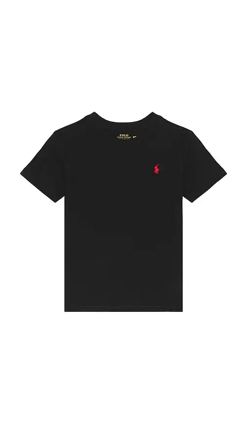Polo Ralph Lauren Kids Short Sleeve Cotton Jersey Crewneck T-shirt