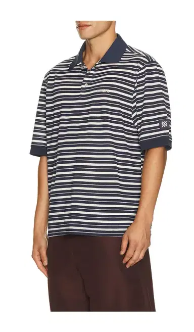 Manors Golf GOAT Pique Stripe Polo | Thumbnail 2