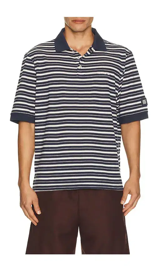 Manors Golf GOAT Pique Stripe Polo