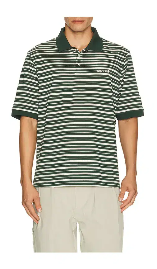 Manors Golf GOAT Pique Stripe Polo