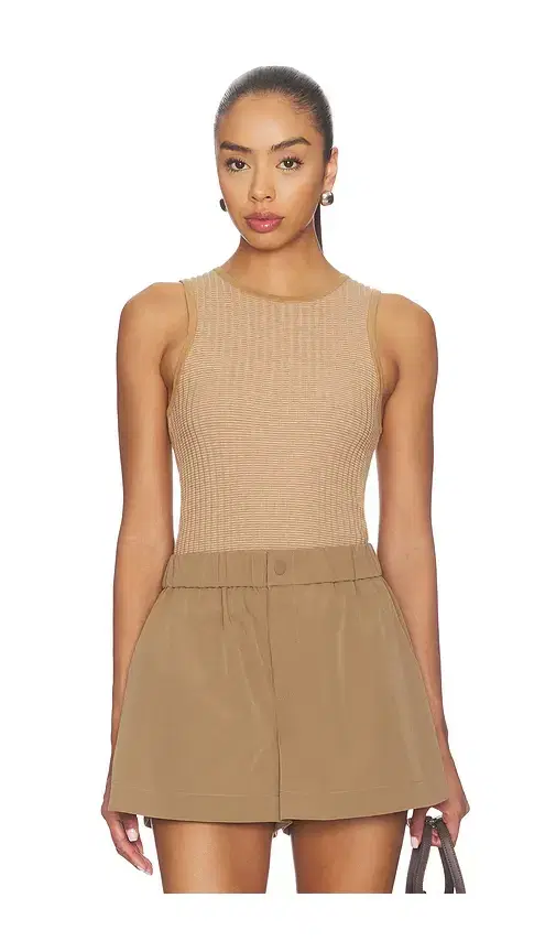 Varley Hanson Rib Knit Tank Top