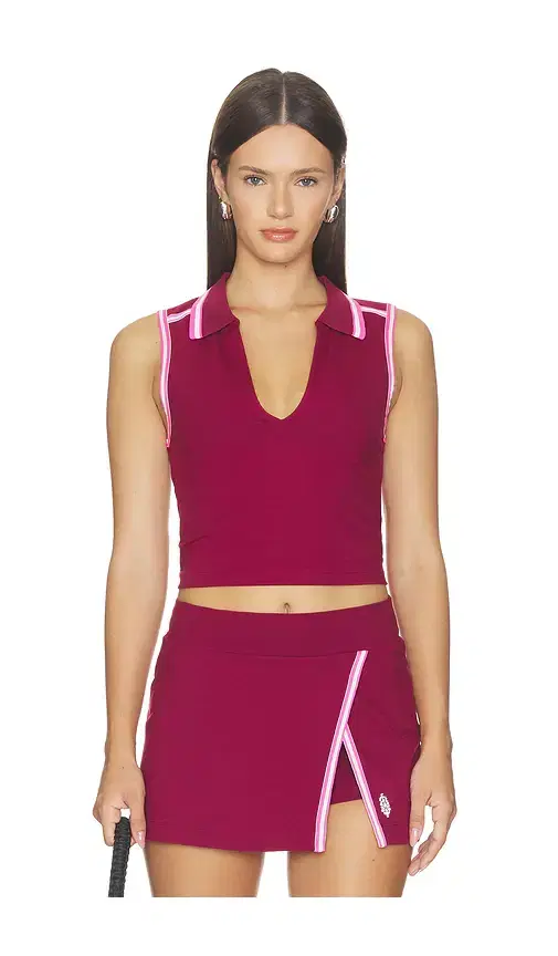 Free People x FP Movement Forehand Polo Top