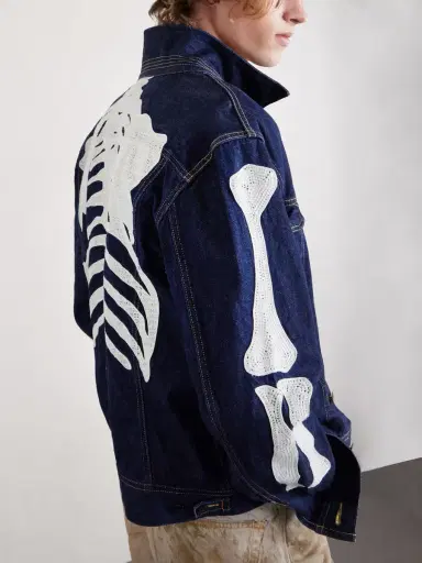 KAPITAL Embroidered Denim Jacket - Men | Thumbnail 5