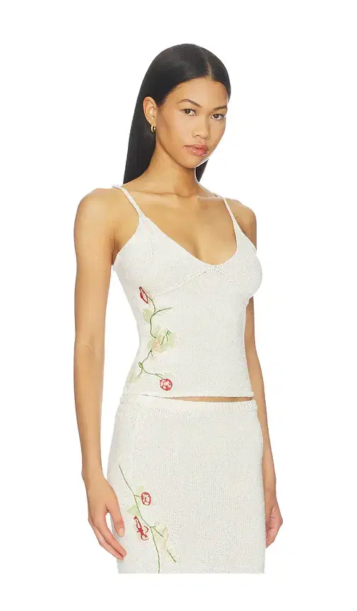 Asta Resort Carolina Embroidered Camisole