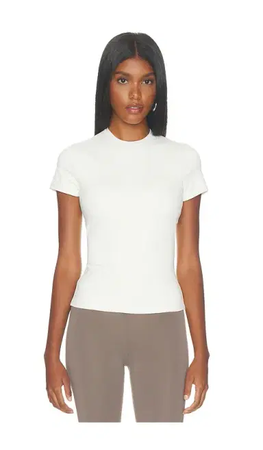 NikeSKIMS Matte Baby Short Sleeve Tee | Thumbnail 1 NikeSKIMS Matte Baby Short Sleeve Tee | Thumbnail 1