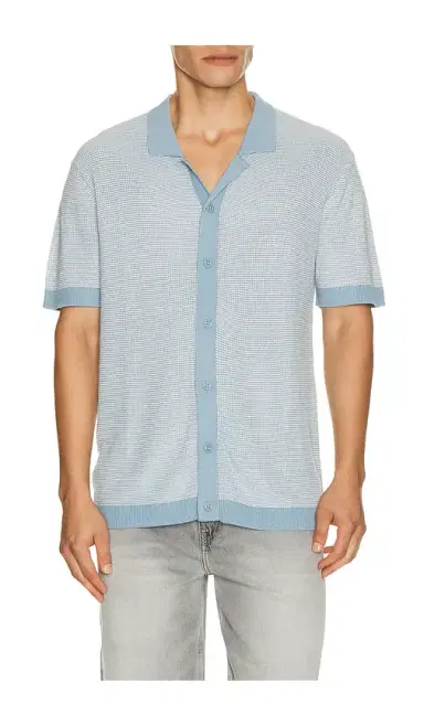 Vintage Summer Sweater Knit Shirt | Thumbnail 1 Vintage Summer Sweater Knit Shirt | Thumbnail 1