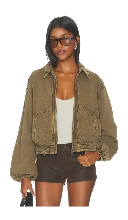 Free People Birdie Washed Jacket