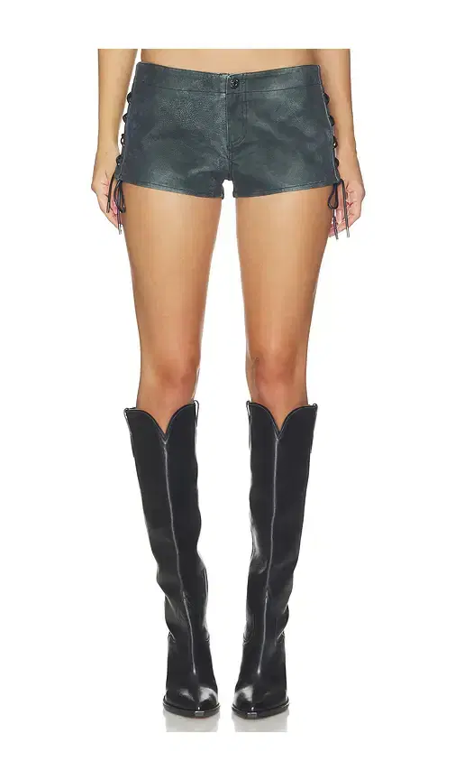 Free People Sun Siren Suede Mirco Short