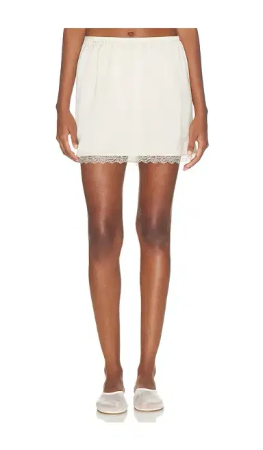 LESET Barb Lace Mini Skirt | Thumbnail 1
