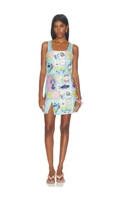 Oceanus Dreamscape Mini Dress | Thumbnail 1 Oceanus Dreamscape Mini Dress | Thumbnail 1
