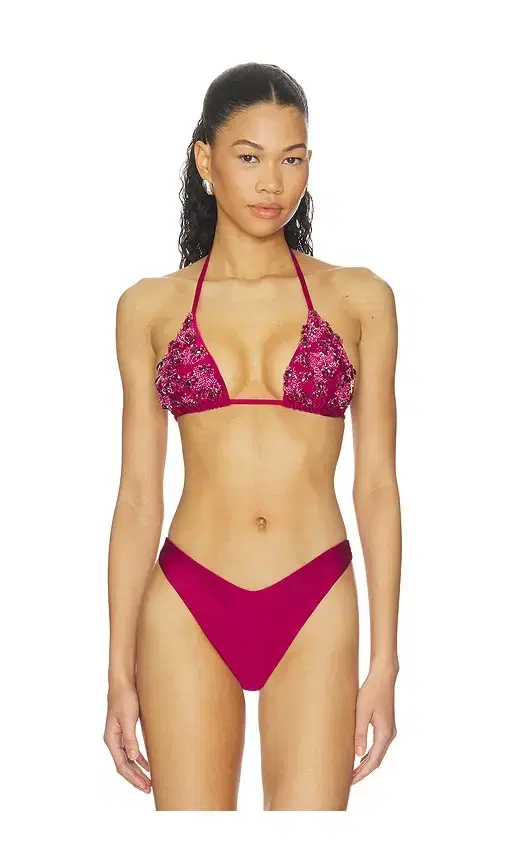 PatBO Petal Bikini Top
